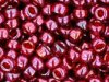 10 g 8/0 TOHO Seedbeads, Gold-lustered Raspberry