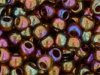 10 g 8/0 TOHO Seedbeads, Gold-lustered Dark Topaz