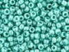 10 g 15/0 TOHO Seedbeads, Opaque Lustered Turquoise