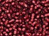 10 g 15/0 TOHO Seedbeads, Silverlined Milky Pomegranate