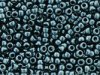 10 g 15/0 TOHO Seedbeads, Metallic Hematite