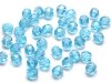 50 st 4 mm Firepolished, Aquamarine