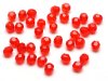 50 st 4 mm Firepolished, Light Siam Ruby
