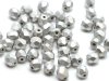 50 st Firepolished, 4 mm, Crystal Labrador Full Matted