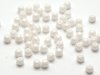 100 st runda, 3 mm, Chalk White Shimmer