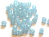 50 st 4 mm Firepolished, Milky Blue