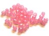 50 st 4 mm Firepolished, Milky Pink
