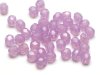 50 st 4 mm Firepolished, Milky Purple