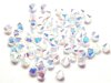 50 st Preciosa MC Bicone, 4 mm, Crystal 2xAB
