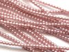 150 st 2 mm runda glasprlor i prlemor, Matte Antique Pink Sati