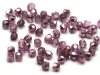  50 st Firepolished 2 mm, Crystal Lilac Metallic Ice 