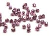  50 st Firepolished 2 mm, Crystal Flamingo Metallic Ice 