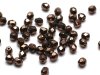 50 st Firepolished, 4 mm, Jet Bronze