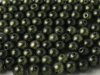 100 st runda, 3 mm, Polychrome Dark Olive