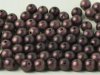 50 st runda, 4 mm, Polychrome Dark Violet