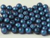 30 st runda, 6 mm, Polychrome Dark Capri Blue