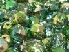1 st Firepolished 8 mm, Crystal Sunny Magic Summer Green