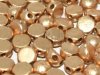 10 st 2-hls cabochoner, 6 mm, Etched Aztec Gold