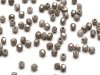 50 st Firepolished 2 mm, Chalk White Grey Luster