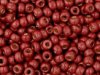 10 g 11/0 TOHO Seedbeads, PF -Matte Galvanized Brick Red