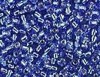  10 g 11/0 Seed Beads, Silverlined Sapphire 