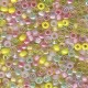  10 g 11/0 Seed Beads, Mix-Pink 