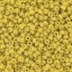  10 g 8/0 Seedbeads, Frosted Opaque Glaze Rainbow Yellow 