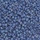  10 g 8/0 Seedbeads, Frosted Opaque Glaze Rainbow Soft Blue 