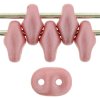 10 g Superduo, 2,5x5 mm, Powdery - Pastel Maroon