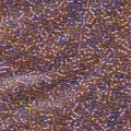  5 g 11/0 Delicas, Lined Purple/Salmon Mix 