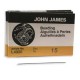  2 st John James nålar, storlek 15 