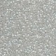 10 g 11/0 Seedbeads, Matte Silverlined Crystal 