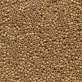  10 g 15/0 Seed Beads, Matte Duracoat Galvanized Gold 