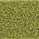  10 g 15/0 Seedbeads, Frosted Opaque Glaze Rainbow Olive 