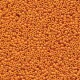  10 g 11/0 Seedbeads, Duracoat Opaque Dyed Orange 