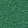  10 g 15/0 Seedbeads, Duracoat Opaque Dyed Deep Green 