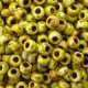  10 g 11/0 Seed Beads, Picasso Canary Yellow Matte 