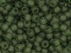  10 g 11/0 TOHO Seedbeads, Transparent - Frosted Olivine 
