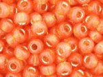 10 g 8/0 TOHO Seedbeads, Silverlined Milky Grapefruit 