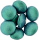  1 st Cushion, 14 mm, Satin Metallic Turquoise 