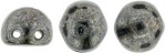 10 st 2-hls cabochoner, 7 mm, Hematite 