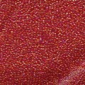  10 g 11/0 Seedbeads, Transparent Red AB 