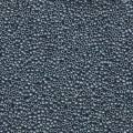  10 g 15/0 Seedbeads, Matte Metallic Steel Blue Luster 