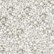  2 g 15/0 Seedbeads, Sterling Silverplated Frosted 