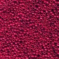  10 g 11/0 Seed Beads, Opaque Red Luster 