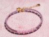  Kit. Memorywirearmband, Milky Pink/Orchid 5,7 cm 