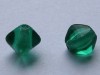  25 st Pyramid 6 mm, Emerald 