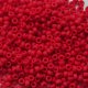  10 g 15/0 Seed Beads, Matte Opaque Dark Red 