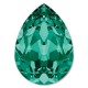  1 st Swarovski Pear 4320, 18 x 13 mm, Emerald 
