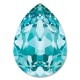  1 st Swarovski Pear 4320, 18 x 13 mm, Light Turquoise 